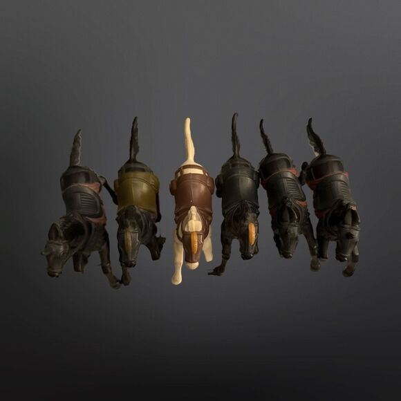 6 Vintage 1988 Willow Tonka Horses GENERAL KAEL & NOCKMAAR WARRIOR Figures B23 - Picture 8 of 9